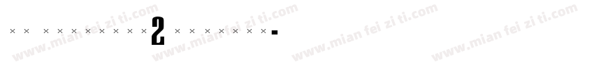 Sh EuropaNr2 ExtraBo字体转换